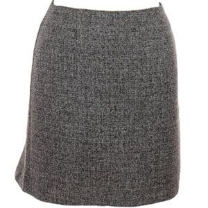 Hillard & Hanson Midi Skirt Black Gray‎ Size 4